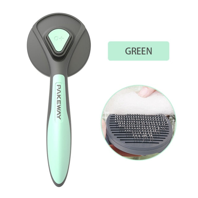 Dog Brush Cat Comb Hair Removes Pet Comb Dog Hair Special Needle Comb Cat Grooming Cleaning Supplies Self Cleaning Pet Brush