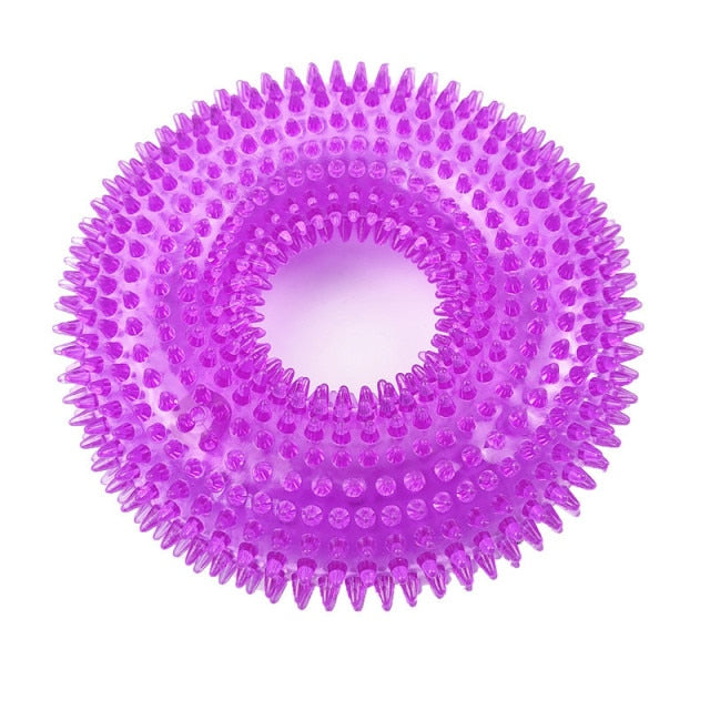 Durable Dog Chew Toys Dog with Squeaker for Aggressive Nearly Indestructible 100% Natural Rubber Dog Toys